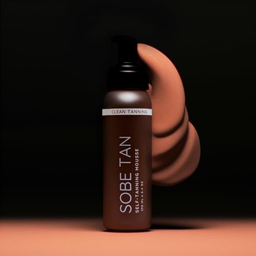 Self-Tanner | Clean, Natural, Streak-Free Caramel Tan | Only 7 Ingredients - No Nasties | With a Natural Caramel Color Guide for Flawless Application | The Cleanest Mousse on the Market
