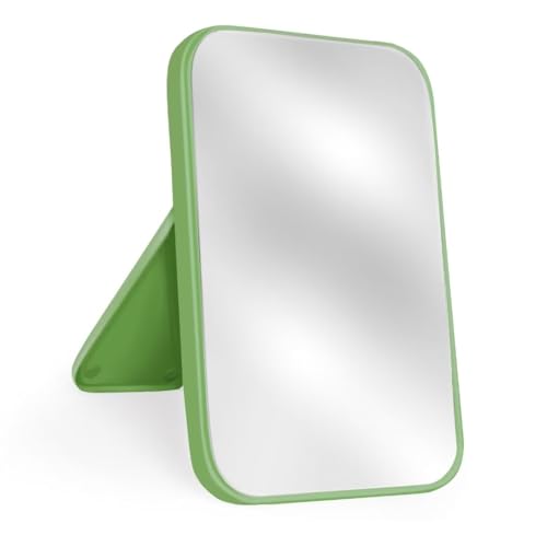 8-Inch Vanity Makeup Mirror with Stand, Wall Hanging Dual-Use