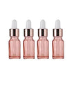 4-Pack Glass Dropper Bottles 15ml Essential Oil Containers