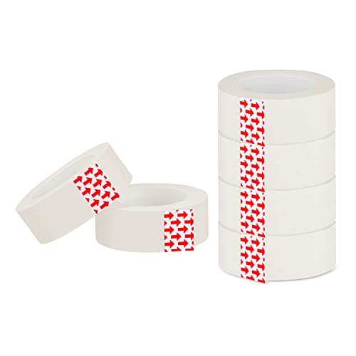 Amazon Basics Matte Finish Transparent Tape - 6 Pack, 3/4" x 1000" for Office & Crafts