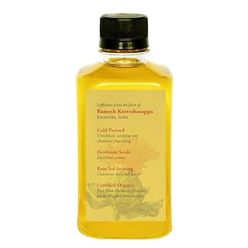 DAANA Safflower Oil for Skin: Certified USDA Organic, Extra Virgin, Cold Pressed (12 Fl Oz)