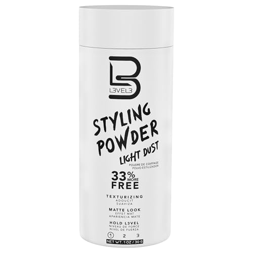 L3 Light Hold Styling Powder - Natural Matte Finish & Volume (30g)