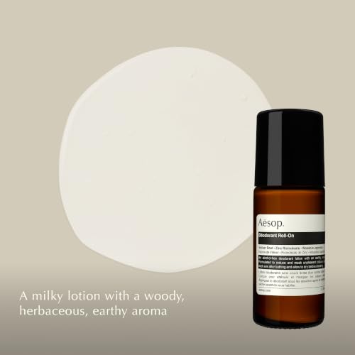 Aesop Vetiver Deodorant Roll-On - Alcohol-Free Essential Oil, 1.7oz