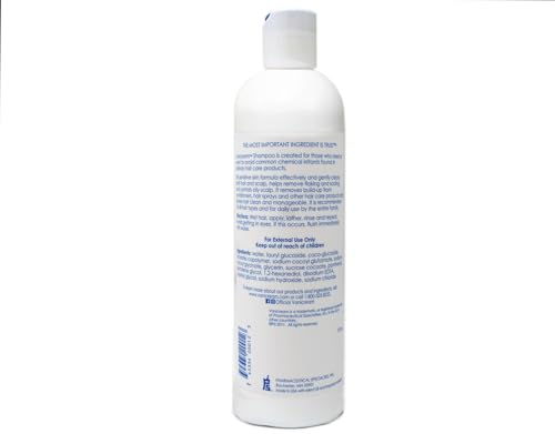 Vanicream Sensitive Skin Shampoo 12 oz. Pack of 2 – Fragrance-Free, Gentle Hair Care
