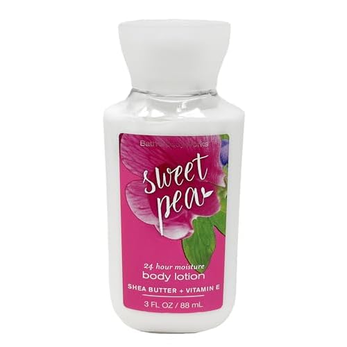 Bath & Body Works Sweet Pea - 3pc Travel Size- Fragrance Mist, Body Lotion and Shower Gel