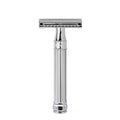 Edwin Jagger Double Edge Safety Razor With Long Handle (Blue) (Barley)