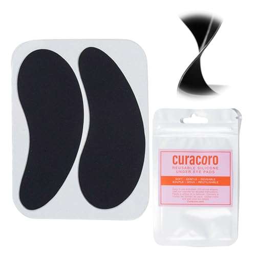 Reusable Silicone Eye Pads Under Eye Patches - Black, Style 3
