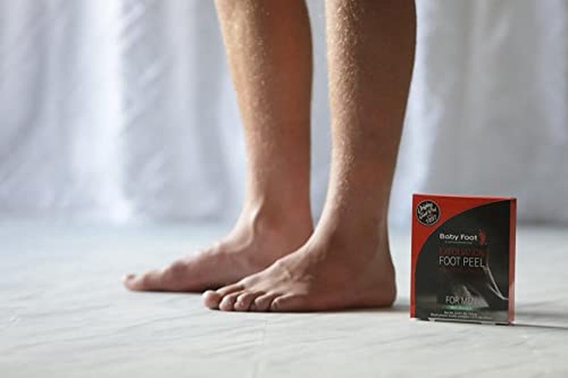 Baby Foot Exfoliating Foot Peel Mask for Men - 2.7 Fl Oz
