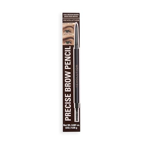 Revolution Precise Brow Pencil Dual-Sided with Spoolie Brush