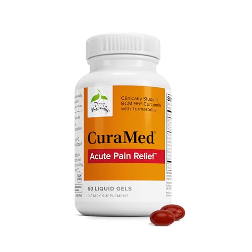 Terry Naturally CuraMed Acute Pain Relief Supplement 60 Gels