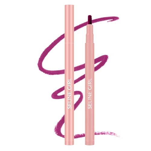 Lip Tint Stain 7 Colors£¬Long Lasting Velvet Finish£¬Lightweight & Non-Sticky£¬Dual Use Lip & Cheek Stain£¬Portable Applicator Pen 002# rosewood