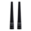 Revlon ColorStay Liquid Eyeliner - Smudgeproof, Longwearing (Pack of 2)