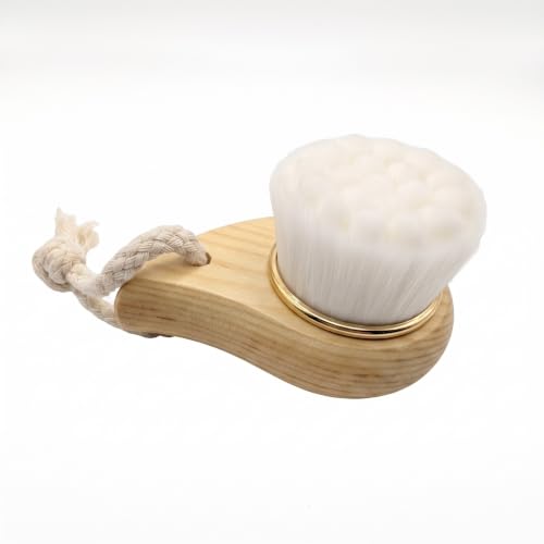 Bamboo Facial Cleansing Brush – Soft Exfoliating Skin Care