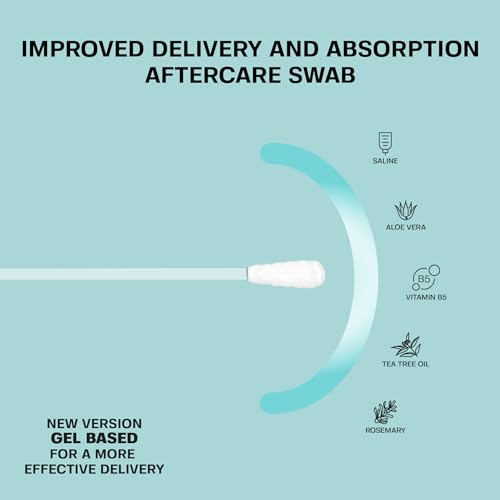 Piercing Aftercare Gel Swabs for Keloid Bump Treatment - 36 Pack