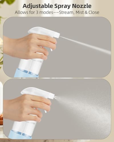 2 Pack 8oz Glass Spray Bottles with Silicone Sleeves