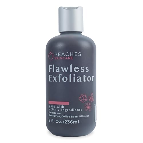 Vegan Face Exfoliator Scrub ? Gentle Daily Facial Scrub with Blueberry, Coffee Bean, and Vitamin C ? Face Exfoliant for Smooth, Radiant Skin ? Flawless Exfoliator (8 oz)