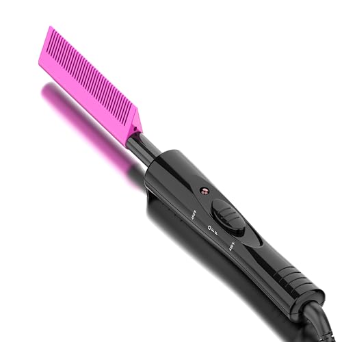 Dual Voltage Ceramic Hot Comb for Wigs | 450°F Fast Heating