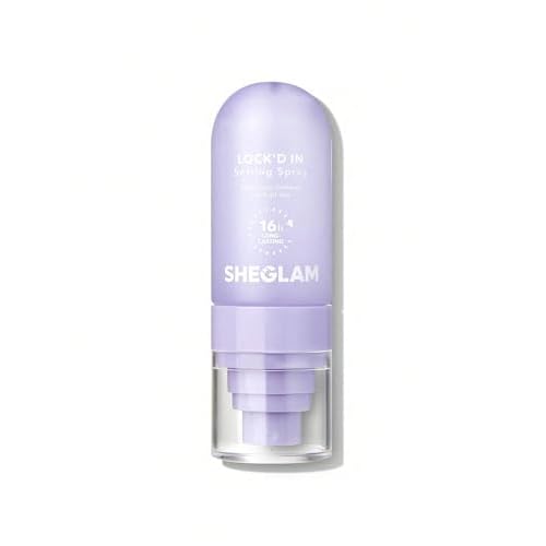 SHEGLAM Lock'd In Setting Spray Mattifying Effect Quick-Drying Long Lasting Makeup Locking Spray Oil-Control Non-Greasy Makeup Setting-Purple