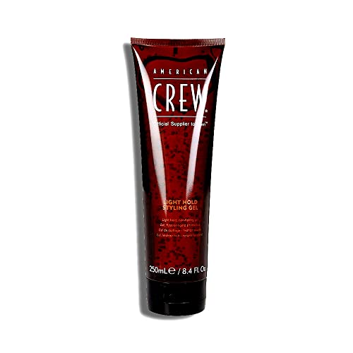 American Crew Men's Hair Gel, Light Hold with Low Shine, 8.4 Fl Oz