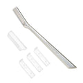 Tweezerman Stainless Steel Facial Razor with 3 Replacement Blades - Peach Fuzz & Skin Exfoliation Tool