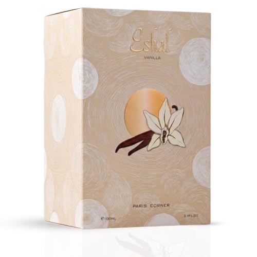 Paris Corner Eshal Vanilla Eau de Parfum Spray 100ml – Sweet Floral Fragrance