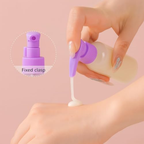 Travel Refillable Bottles Set – Leakproof 6-Piece Travel Toiletry Kit for Shampoo, Lotion & Cosmetics