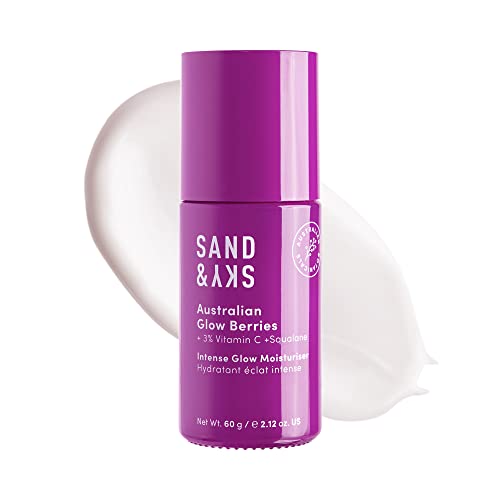 Sand & Sky Vitamin C Face Moisturizer with Vitamin C Serum & Squalane - Brightening Face Cream for Dull Skin, Anti-Aging Moisturizer with Kakadu Plum, 1.7 oz