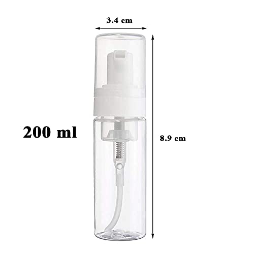 Foaming Soap Dispenser Bottle 7oz (2-Pack) - 200ml Travel Pump