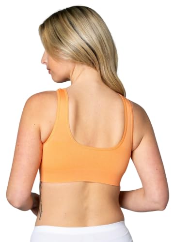 Plus Size Seamless Leisure Bra with Light Support - Wirefree, Over-the-Head