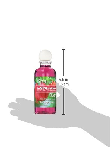 inSPAration Spa and Bath Aromatherapy 374X Spa Liquid, 9-Ounce, Pomegranate