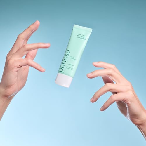 p?rlisse AHA & PHA Flash Facial Exfoliant - Gentle Brightening Mask to Help Gently Refine Texture, Clear Pores & Even Skin Tone - Enriched with Fruit Enzymes to Support Skin Barrier (1.7 oz)
