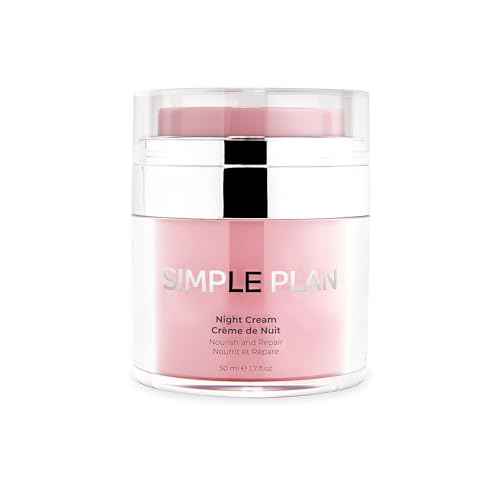 SIMPLE PLAN Night Cream - Hyaluronic Acid & Ceramides, fragrance-free, 50ML - for women & men