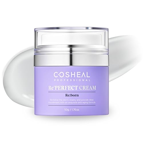 Re¡¯Perfect Cream 1.76 oz, Anti-Aging Moisturizer with Peptides, Collagen & Elastin for Wrinkle Reduction, Firming & Skin Barrier Care, Hypoallergenic, Korean Skin care