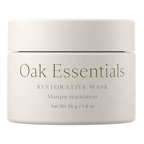 Oak Essentials Restorative Mask | Organic Honey Face Mask | Helps Hydrate, Calm & Nourish Dry, Irritation-Prone Skin, 1.9 Oz