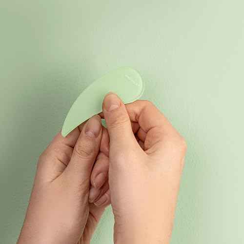 Bona Fide Beauty Curved Glass Nail Files for Natural Nails - 2Pc Czech Glass Nail Tools (Jade Color), Crystal File Set