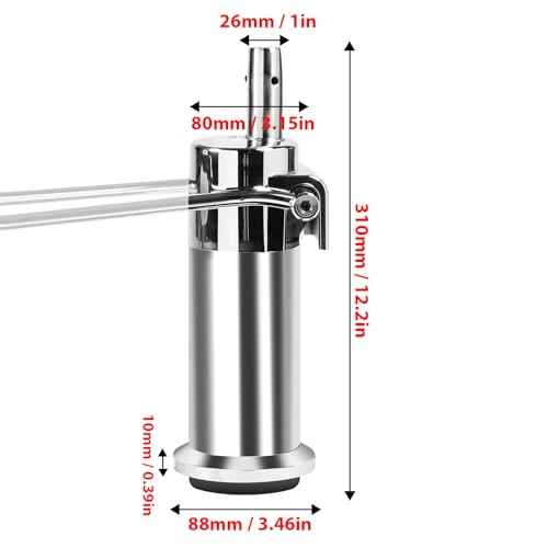 Barber Chair Replacement Hydraulic Pump - for Bar Beauty Salon Barber Hairdressing Adjustable Height£¬Weight Capacity 440 Lbs/200kg£¬Replacement Part for Most Standard Styling Chairs£¬Easy to Use