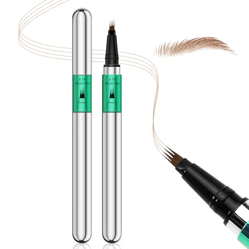 Microblading Eyebrow Pen - Waterproof 4-Tip Brow Makeup Pencil