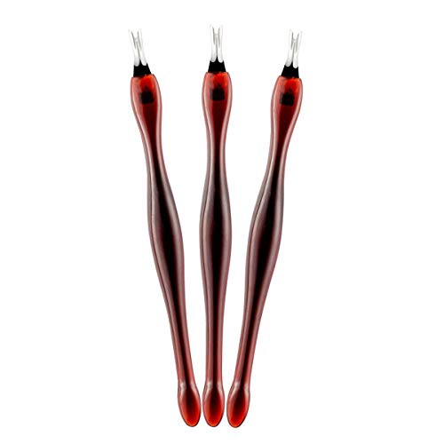 Professional 3-Piece Nail Cuticle Trimmer & Pusher Set - Manicure Tools for Dead Skin Removal