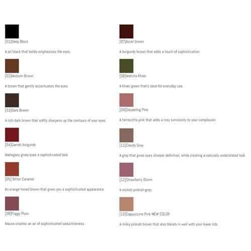 CANMAKE Creamy Touch Liner 1.5mm Slim Eyeliner (0.09 g) (07 Azuki brown)