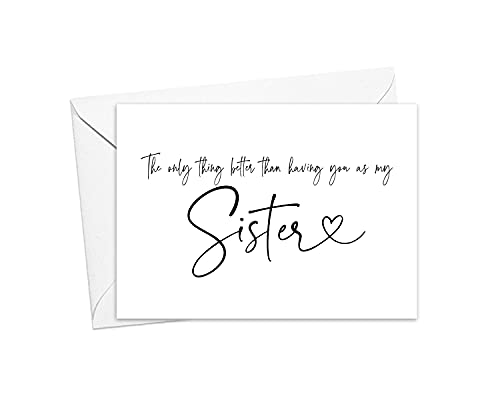 Pregnancy Announcement Card for Sister, New Aunt Card, Baby on the Way for Brother or Sister, New Nephew or Niece Coming (Sister)