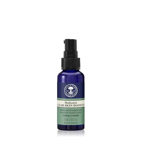 Neal's Yard Mahonia Booster with Antioxidant Centella Asiatic for Oily, Acne Prone Skin, Unclogs Pores, Balances & Purifies Face, Cruelty Free, 25mL