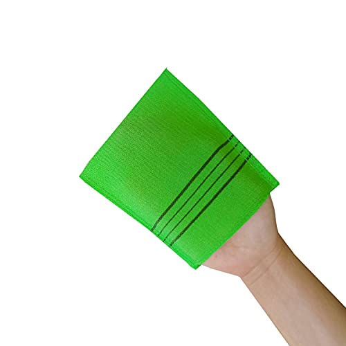 Korean Exfoliating Bath Mitt - Remove Dead Skin (Pack of 4)