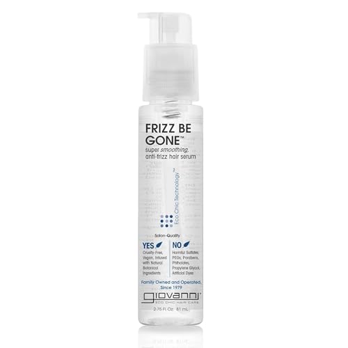 GIOVANNI Frizz Be Gone Anti-Frizz Hair Serum, 2.75 oz