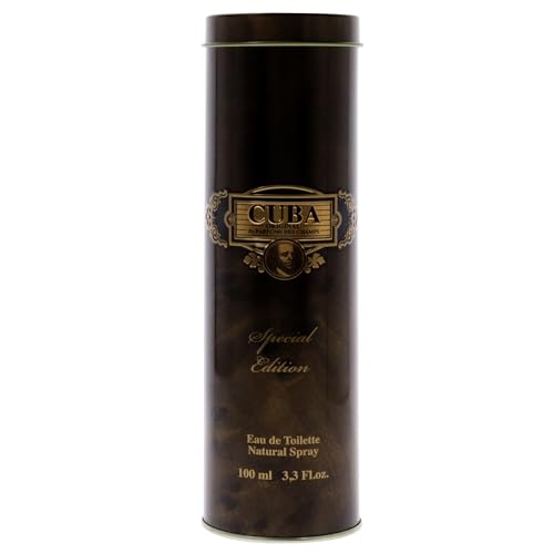 Cuba Gold Eau De Toilette Spray for Men, 3.4 oz
