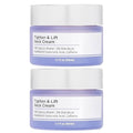 Tighten & Lift Neck Cream with 4% Cupuacu Butter, 2% Matribust, Hydrolized Hyaluronic Acid, Caffeine, 1.7 fl oz, 2 Pack