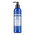 Dr Bronner's Organic Peppermint Hand and Body Lotion, Made with Organic Oils, Used for Face and Body, Certified Fair Trade & Vegan Friendly, 236ml Recycled Bottle