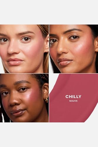 Saie Dew Liquid Blush Stick - Hydrating Cream Blush, Natural Flush