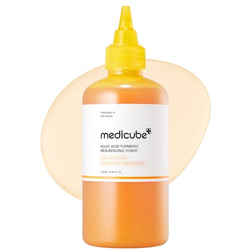 medicube Kojic Acid Turmeric Toner for Face & Body | 8.45 fl.oz