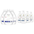 Dove Advanced Care Deep Moisture Hand Wash Pack of 3 for Soft, Smooth Skin More Moisturizers Than The Leading Ordinary Hand Soap, 34 oz and 4 Count 12 oz