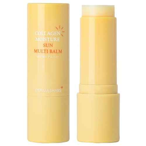 Collagen Sun Grow balm SPF50 Brightening &Hydrating UV Shild for Glowing Skin Anti-Aging Korean Skincare 11g(0.38oz)